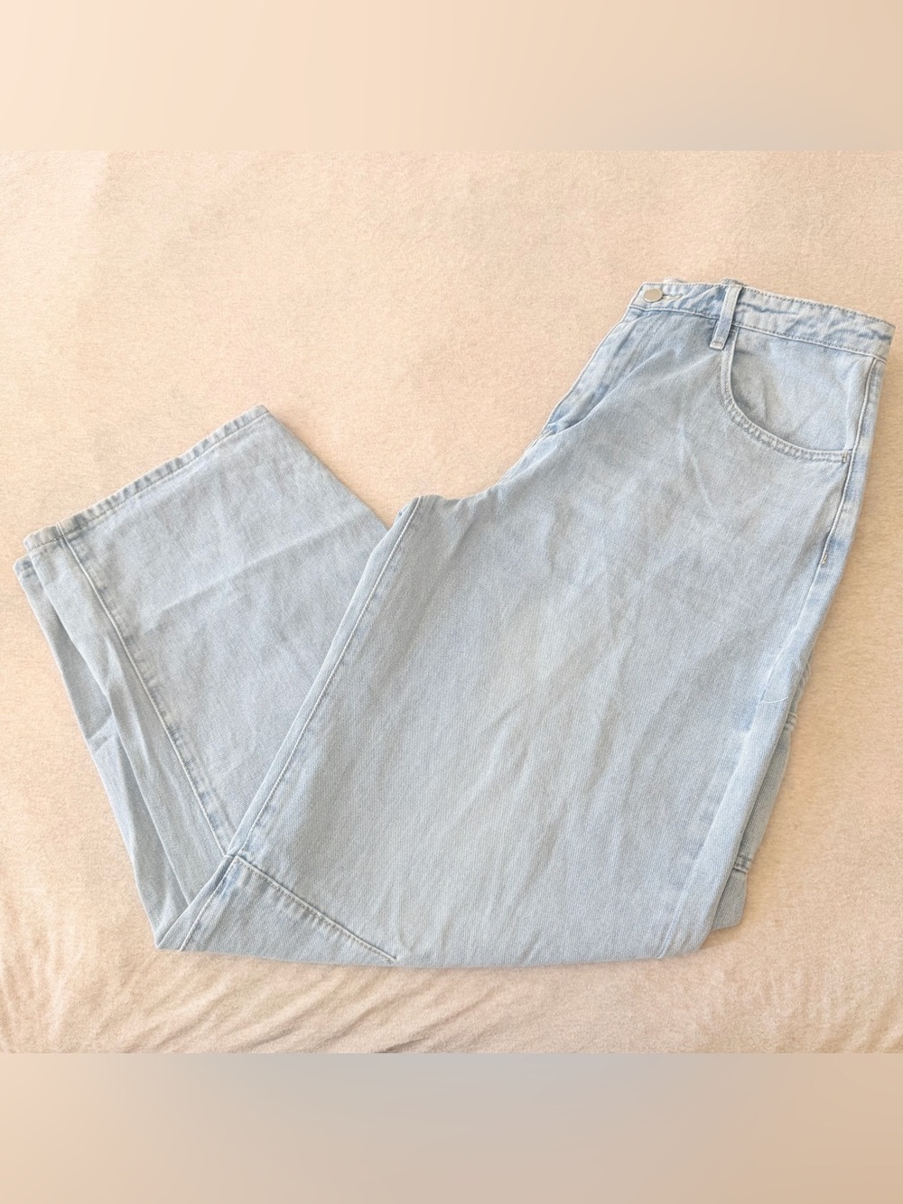 Youngla super baggy light blue jeans